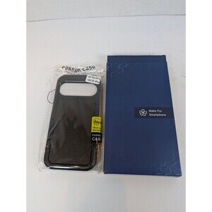 Phone Case for Google Pixel 10 Pro Black NOB with Screen Protector